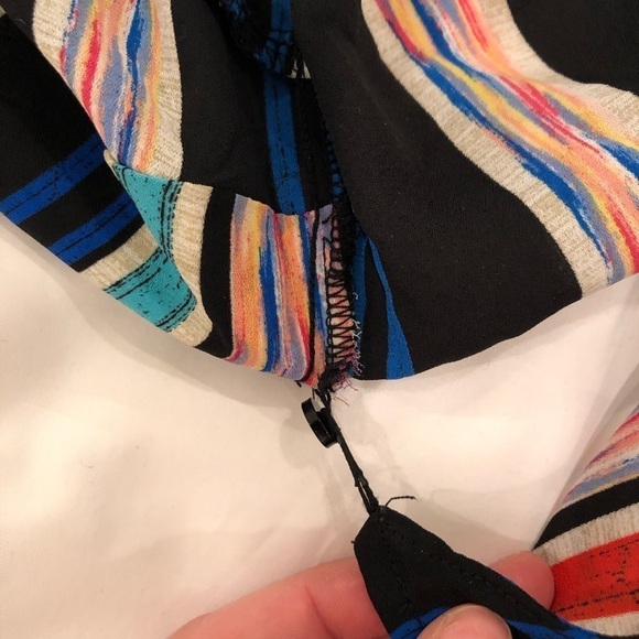 LUSH Stripe Wrap Crop Top - Picture 13 of 13